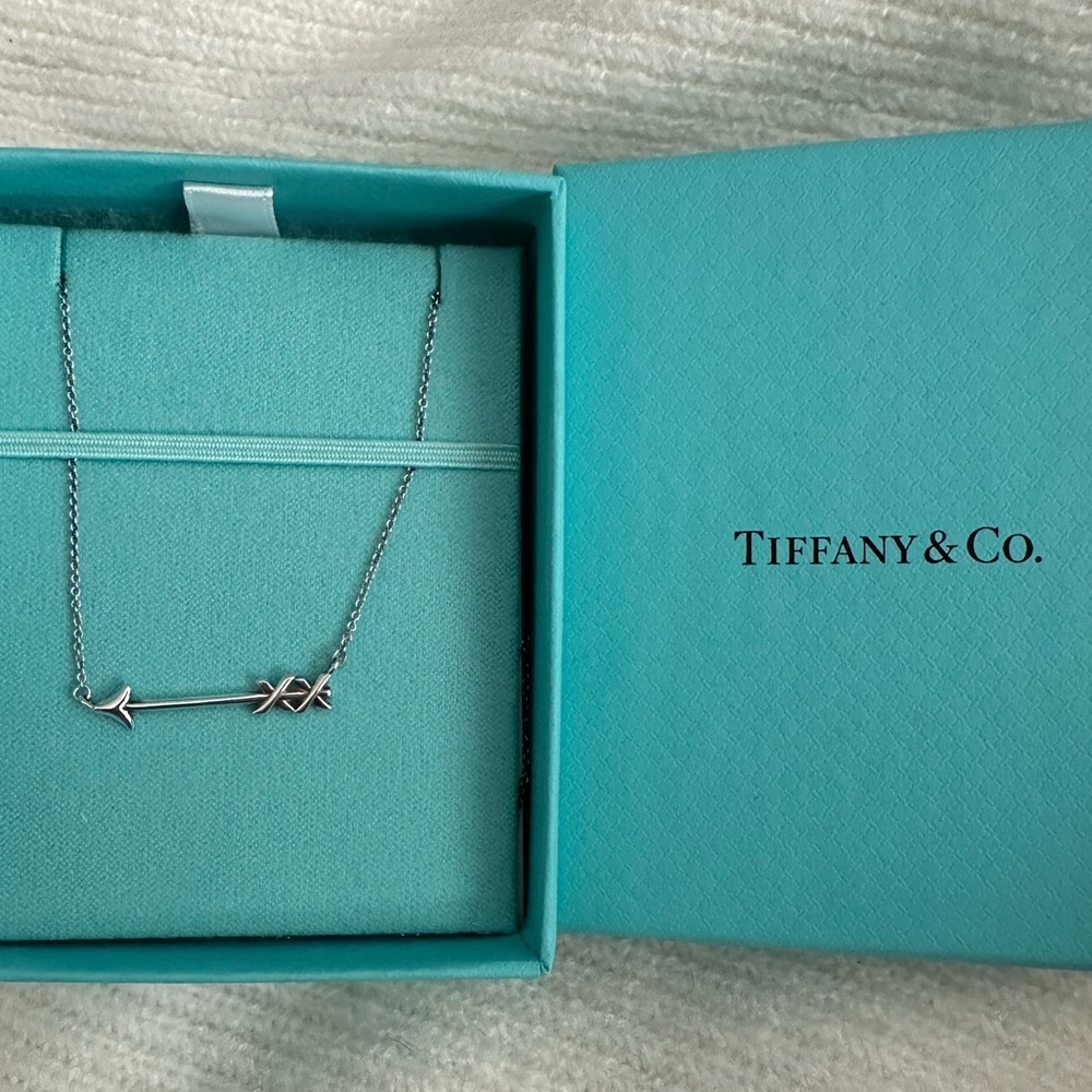 AUTH NEW Tiffany & Co. Paloma Picasso Arrow Pendant Necklace